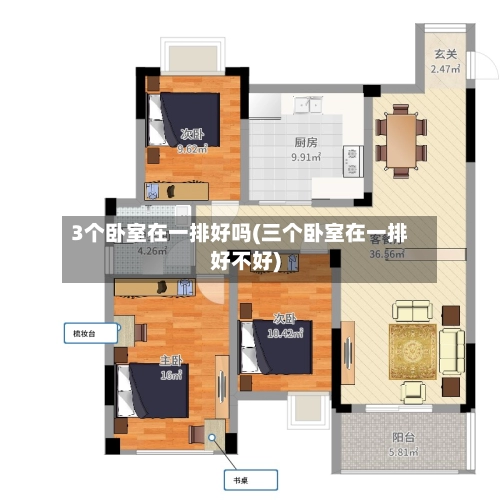 3个卧室在一排好吗(三个卧室在一排好不好)-第2张图片