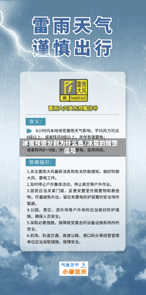 冰雹预警分别为什么色/冰雹的预警信号