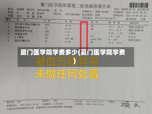 厦门医学院学费多少(夏门医学院学费)