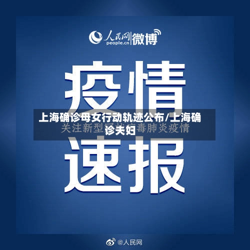 上海确诊母女行动轨迹公布/上海确诊夫妇