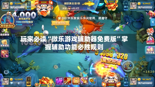 玩家必读“微乐游戏辅助器免费版”掌握辅助功能必胜规则-第3张图片
