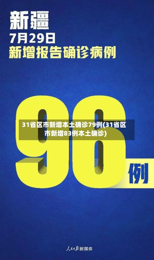31省区市新增本土确诊79例(31省区市新增83例本土确诊)-第2张图片
