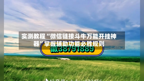实测教程“微信链接斗牛万能开挂神器”掌握辅助功能必胜规则-第3张图片