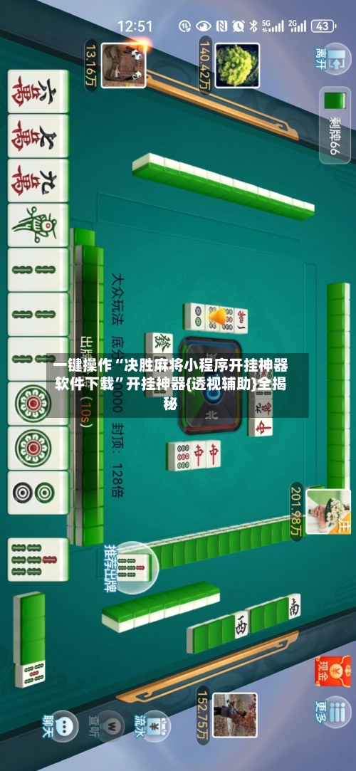 一键操作“决胜麻将小程序开挂神器软件下载	”开挂神器{透视辅助}全揭秘-第2张图片