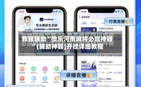 教程辅助“微乐河南麻将必赢神器”(辅助神器)开挂详细教程-第3张图片