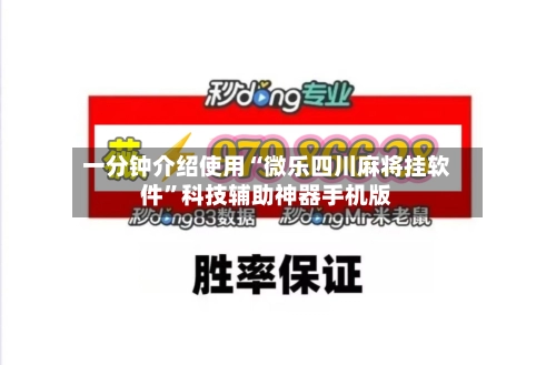 一分钟介绍使用“微乐四川麻将挂软件”科技辅助神器手机版-第2张图片
