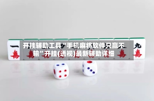 开挂辅助工具“手机麻将软件只赢不输”开挂(透视)最新辅助详细-第2张图片
