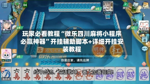 玩家必看教程“微乐四川麻将小程序必赢神器	”开挂辅助脚本+详细开挂安装教程-第2张图片