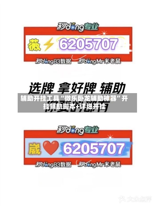 辅助开挂工具“微乐卧龙辅助神器	”开挂辅助脚本+详细开挂-第2张图片