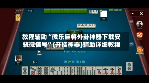 教程辅助“微乐麻将外卦神器下载安装微信号	”(开挂神器)辅助详细教程-第2张图片