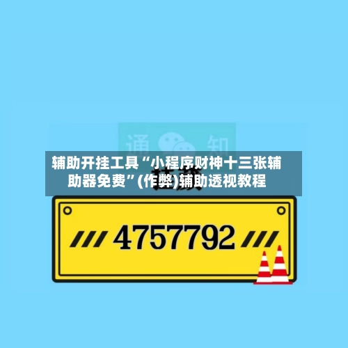 辅助开挂工具“小程序财神十三张辅助器免费”(作弊)辅助透视教程-第2张图片
