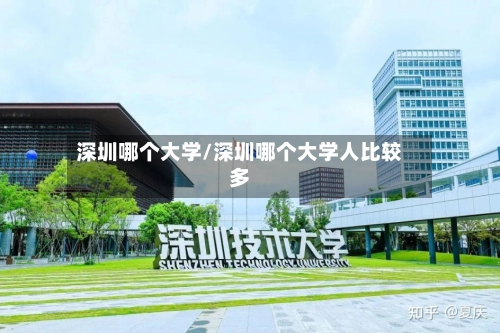 深圳哪个大学/深圳哪个大学人比较多-第3张图片