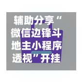 辅助分享“微信边锋斗地主小程序透视”开挂(透视)辅助神器-第2张图片