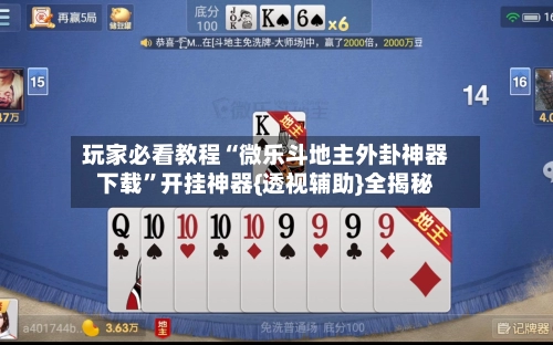 玩家必看教程“微乐斗地主外卦神器下载”开挂神器{透视辅助}全揭秘-第3张图片