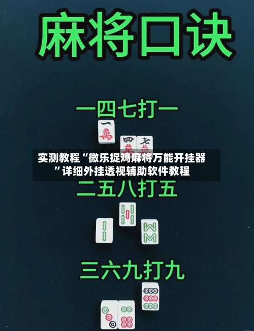 实测教程“微乐捉鸡麻将万能开挂器”详细外挂透视辅助软件教程-第3张图片