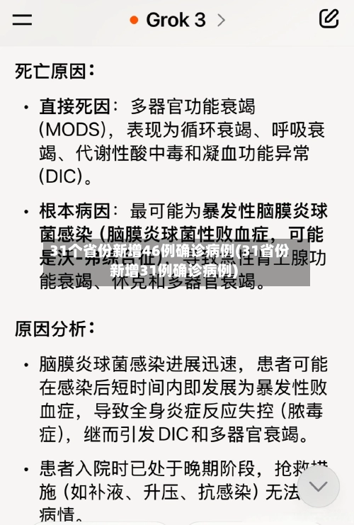 31个省份新增46例确诊病例(31省份新增31例确诊病例)-第3张图片