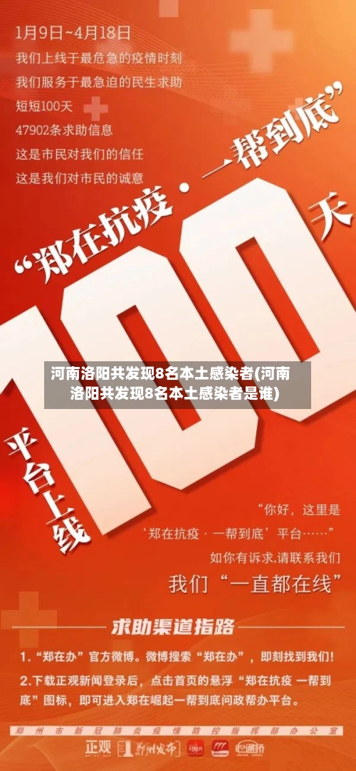 河南洛阳共发现8名本土感染者(河南洛阳共发现8名本土感染者是谁)-第2张图片