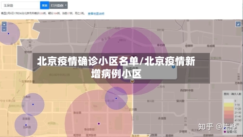 北京疫情确诊小区名单/北京疫情新增病例小区