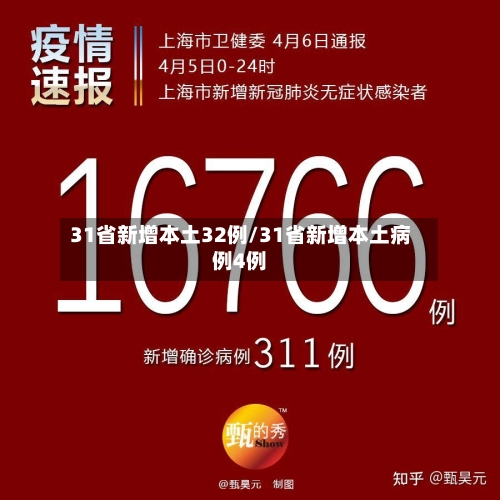 31省新增本土32例/31省新增本土病例4例