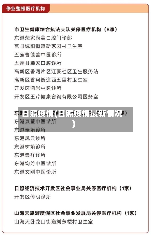 日照疫情(日照疫情最新情况)-第2张图片