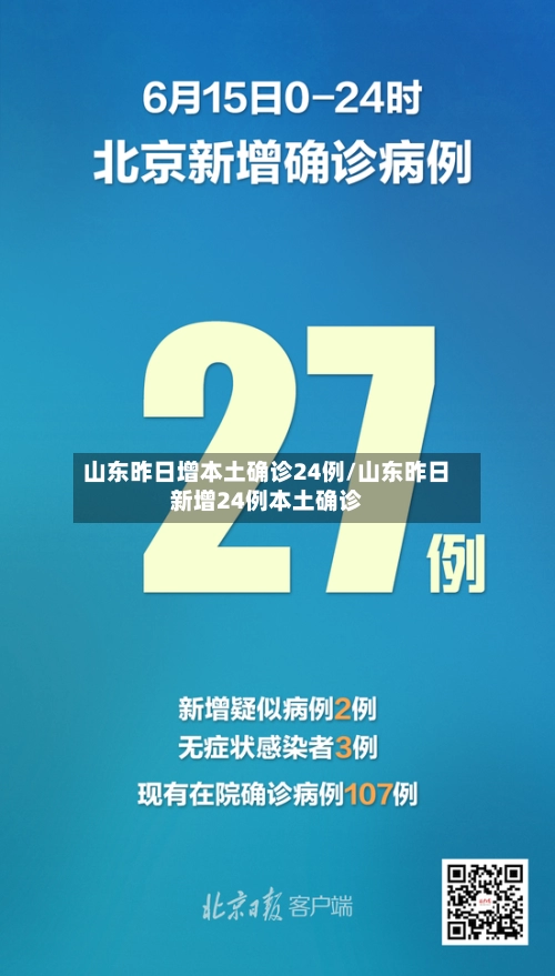 山东昨日增本土确诊24例/山东昨日新增24例本土确诊