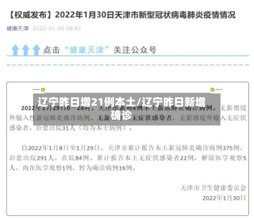 辽宁昨日增21例本土/辽宁昨日新增确诊-第2张图片