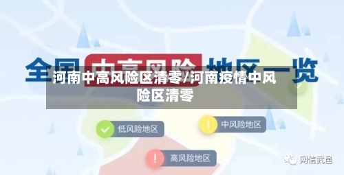 河南中高风险区清零/河南疫情中风险区清零