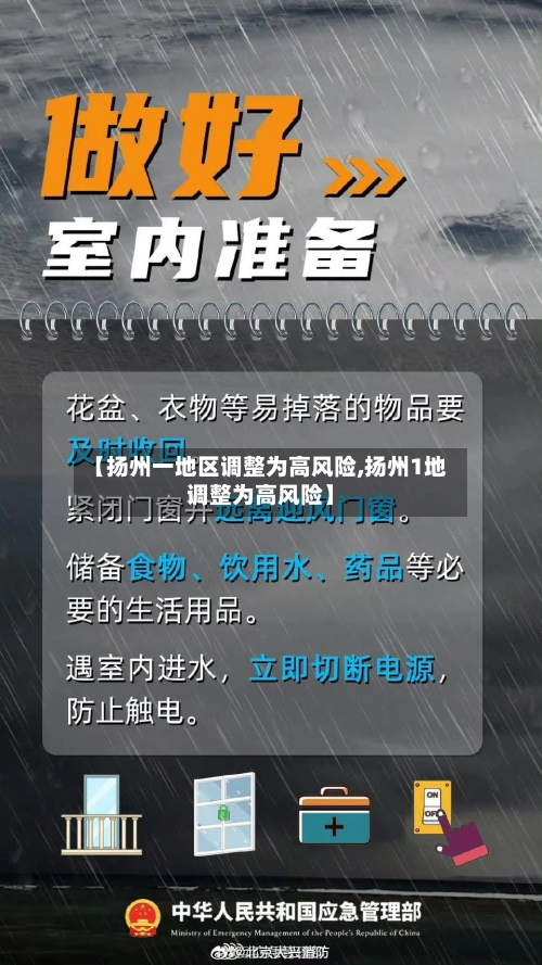 【扬州一地区调整为高风险,扬州1地调整为高风险】