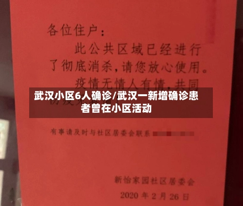 武汉小区6人确诊/武汉一新增确诊患者曾在小区活动-第3张图片