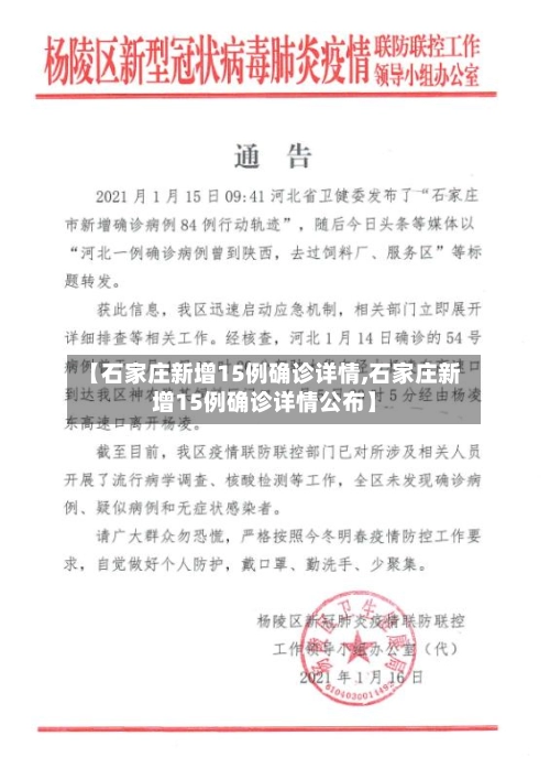 【石家庄新增15例确诊详情,石家庄新增15例确诊详情公布】-第2张图片
