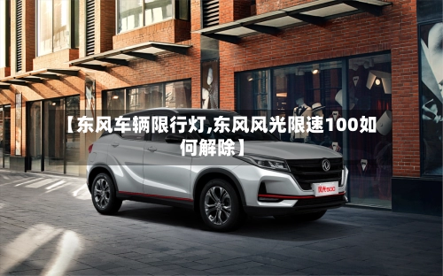【东风车辆限行灯,东风风光限速100如何解除】