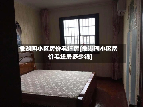 象湖园小区房价毛坯房(象湖园小区房价毛坯房多少钱)